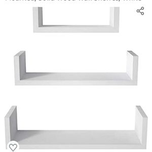 U Shaped Floating Shelves